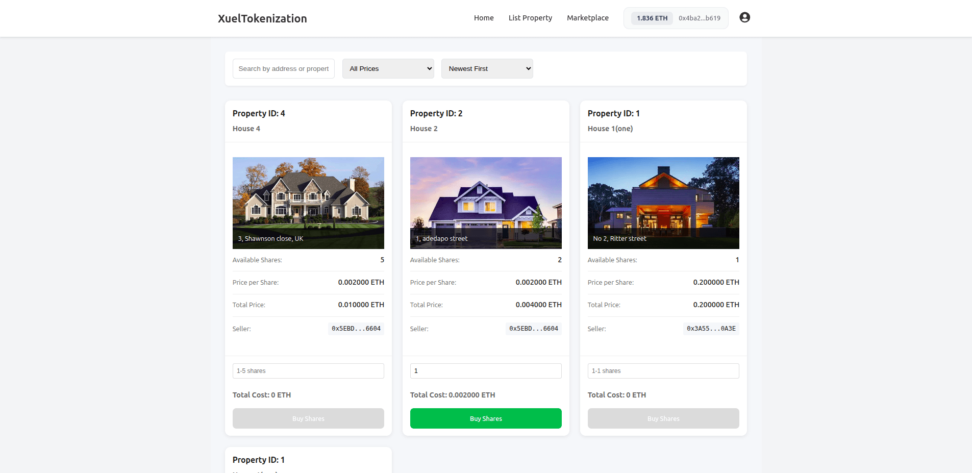 Real Estate Tokenization Platform preview